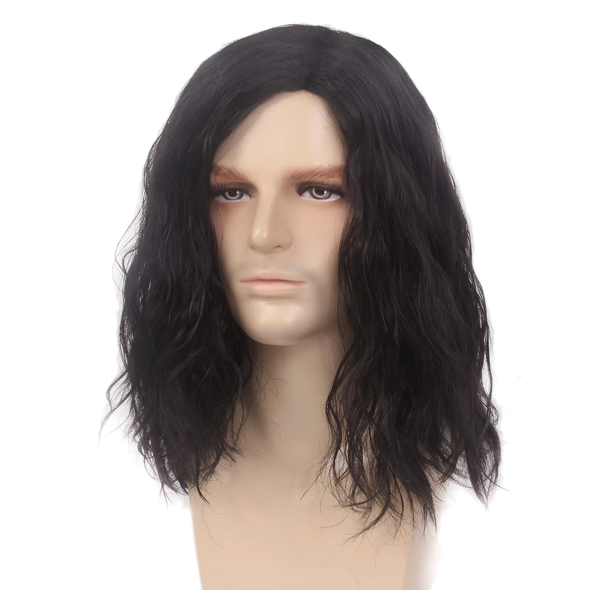 Detalle 2 de REEWES Men's Wig Black