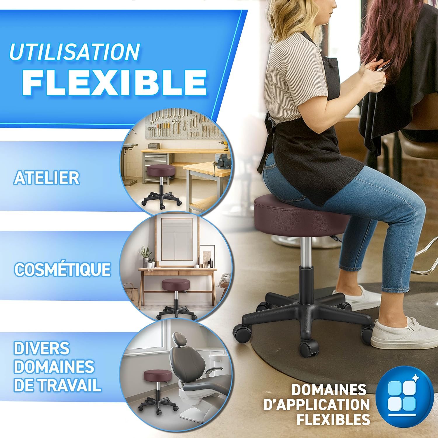 Thumbnail 6 de TRESKO Tabouret de Travail 47–60 cm