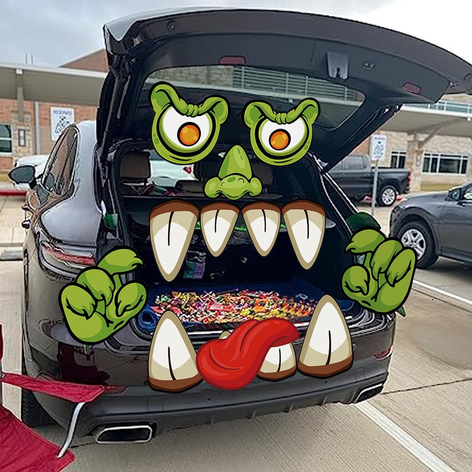 Detalle de PARTYLOUD Halloween car decoration kit, PVC
