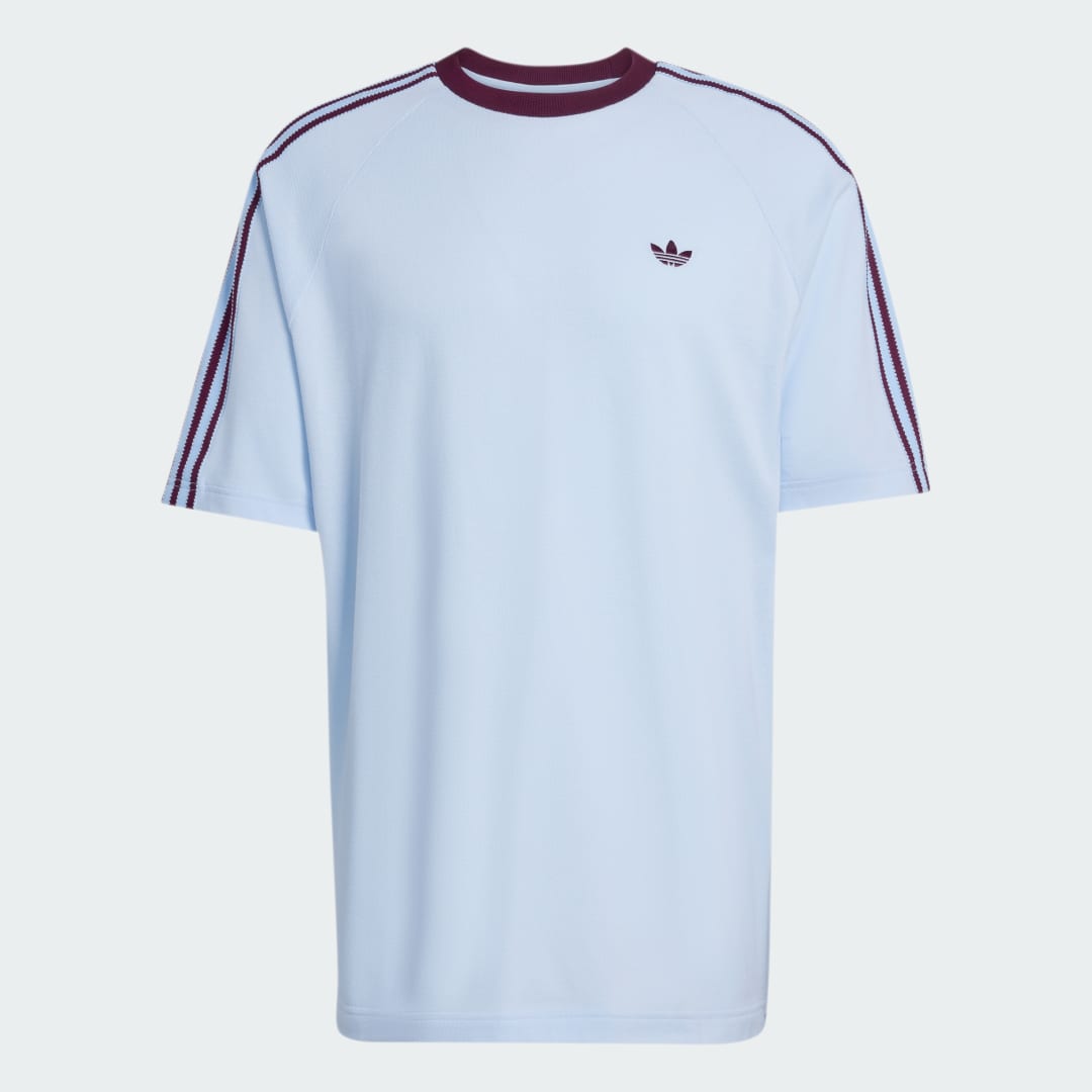 Detalle 2 de Camiseta de manga corta Britcore Ringer de Adidas (Azul)