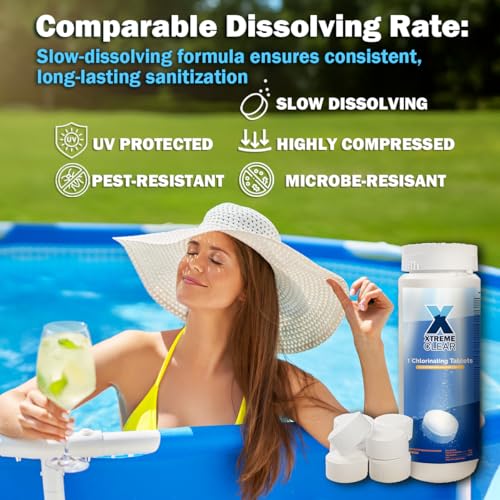 Detalle 2 de XtremepowerUS XtremeClear 1" Chlorine Tabs for Pools, Hot Tubs & Spas