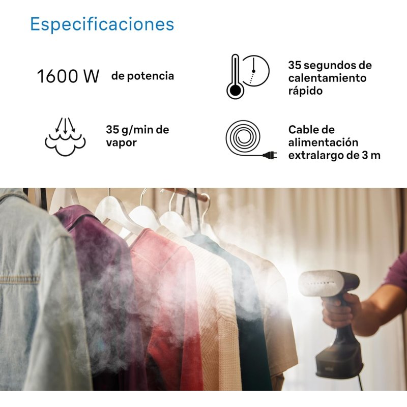 Thumbnail 2 de Braun QuickStyle 7 Plancha a Vapor 1.600 W 🔌