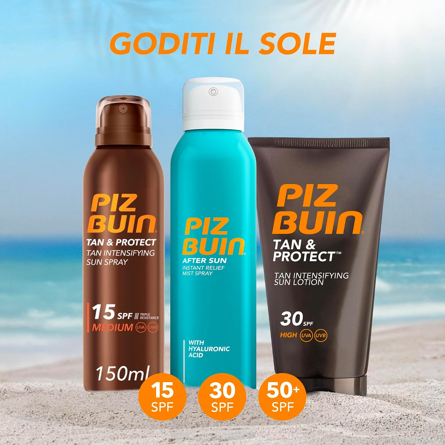 Thumbnail 5 de PIZ BUIN Tan & Protect Intensificatore dell’Abbronzatura SPF 30 spray corpo con Illumitone, 150 ml