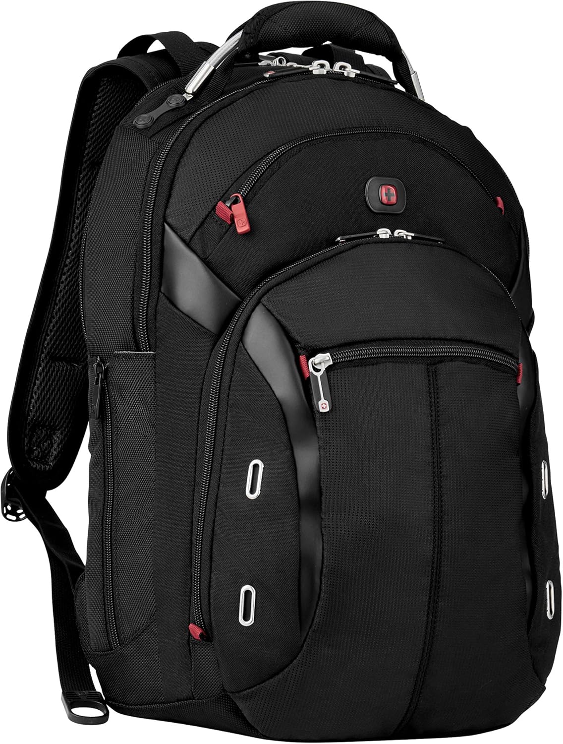 Detalle de Wenger Gigabyte Laptop-Rucksack 17 l mit Tabletfach (bis 16 Zoll Notebook, bis 10 Zoll Tablet) – schwarz, 600627