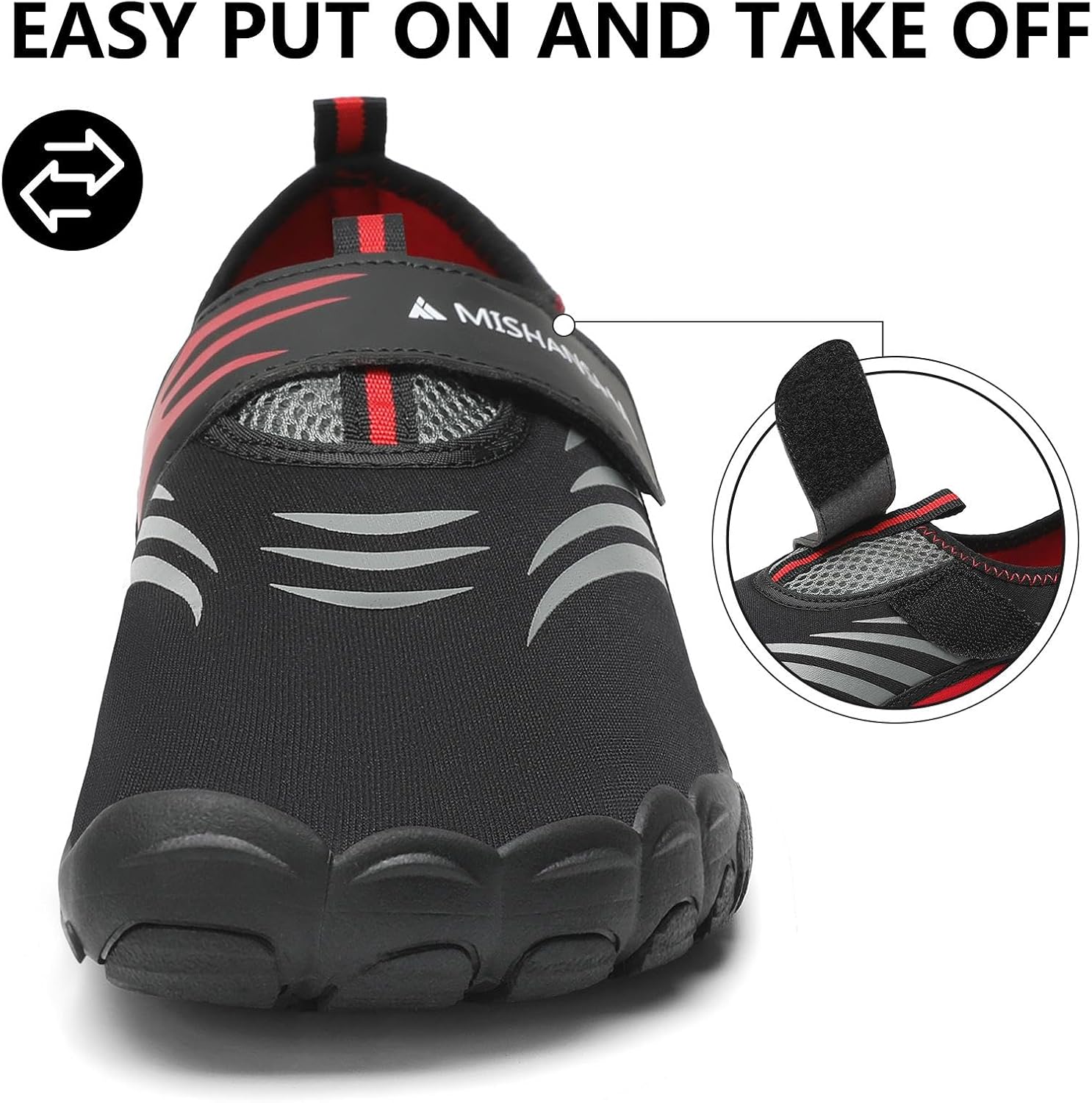 Thumbnail 4 de Mishansha Water Swim Shoes with Wide Toe Box (Women’s US 5.5–13.5 / Men’s US 3–11.5)