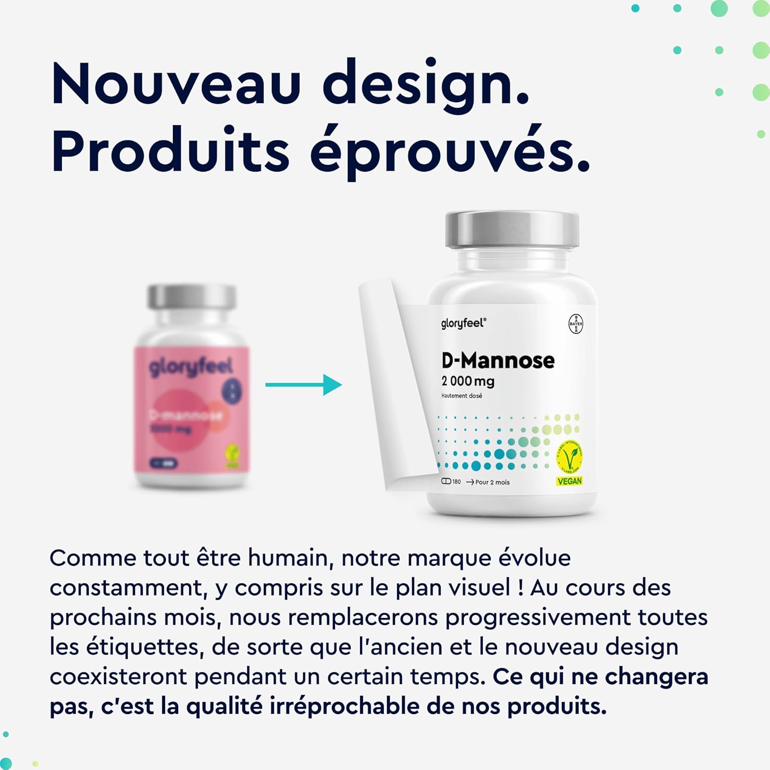 Detalle 2 de D-Mannose Pur 2000mg 180 capsules