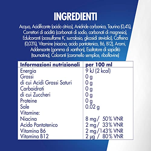 Detalle 2 de Red Bull Energy Drink Zero Calorie 250 ml (24 lattine) – Zero Calorie, caffeina e gusto energizzante