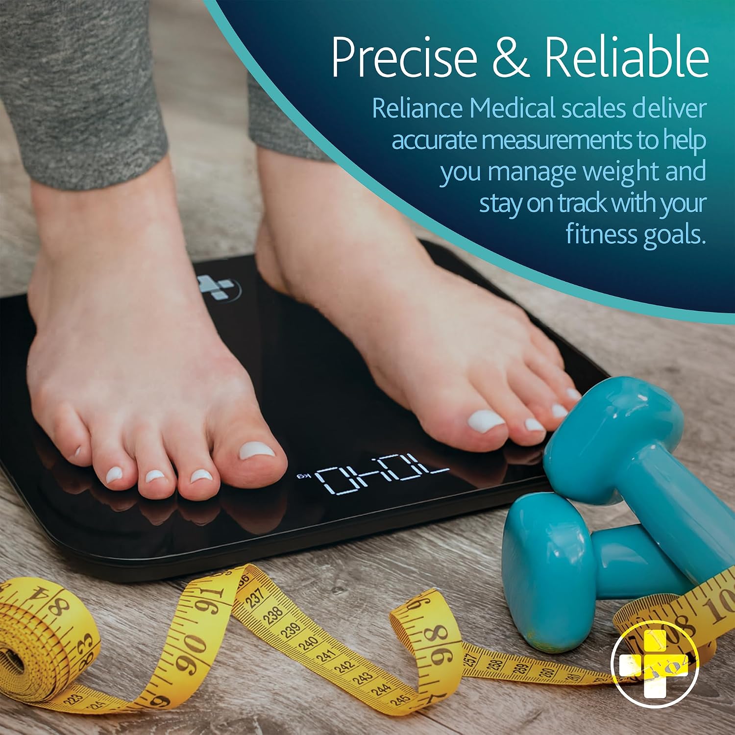 Thumbnail 5 de Reliance Medical Digital Body Weight Scale 26cm