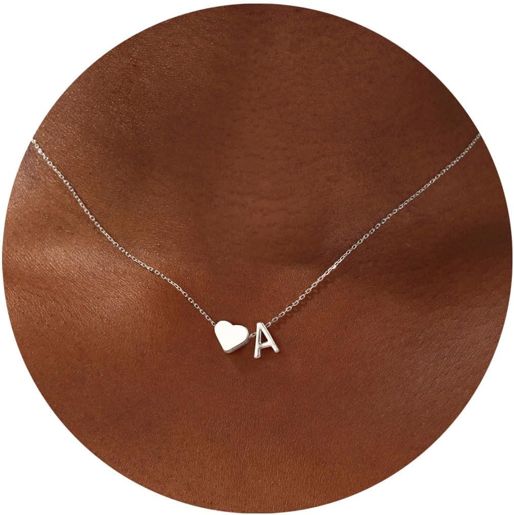 Thumbnail 1 de Meteorstarry Kette Silber 925 Damen mit Herzanhänger – Namens- und Initialen-Kette personalisiert