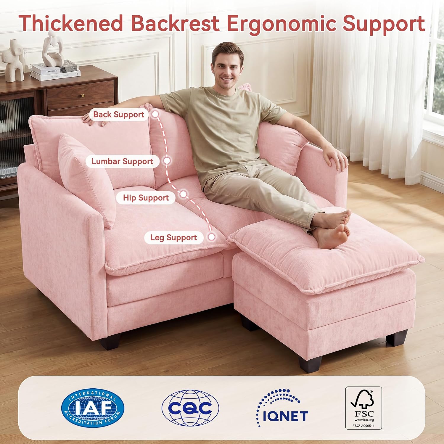 Detalle 2 de MUDANT Loveseat Sofa 50-inch