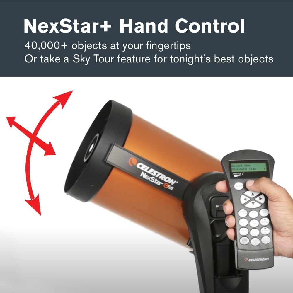 Detalle 2 de Celestron NexStar 8SE (11069) computerised Schmidt-Cassegrain telescope with Advanced GPS, Astroimaging and AutoAlign