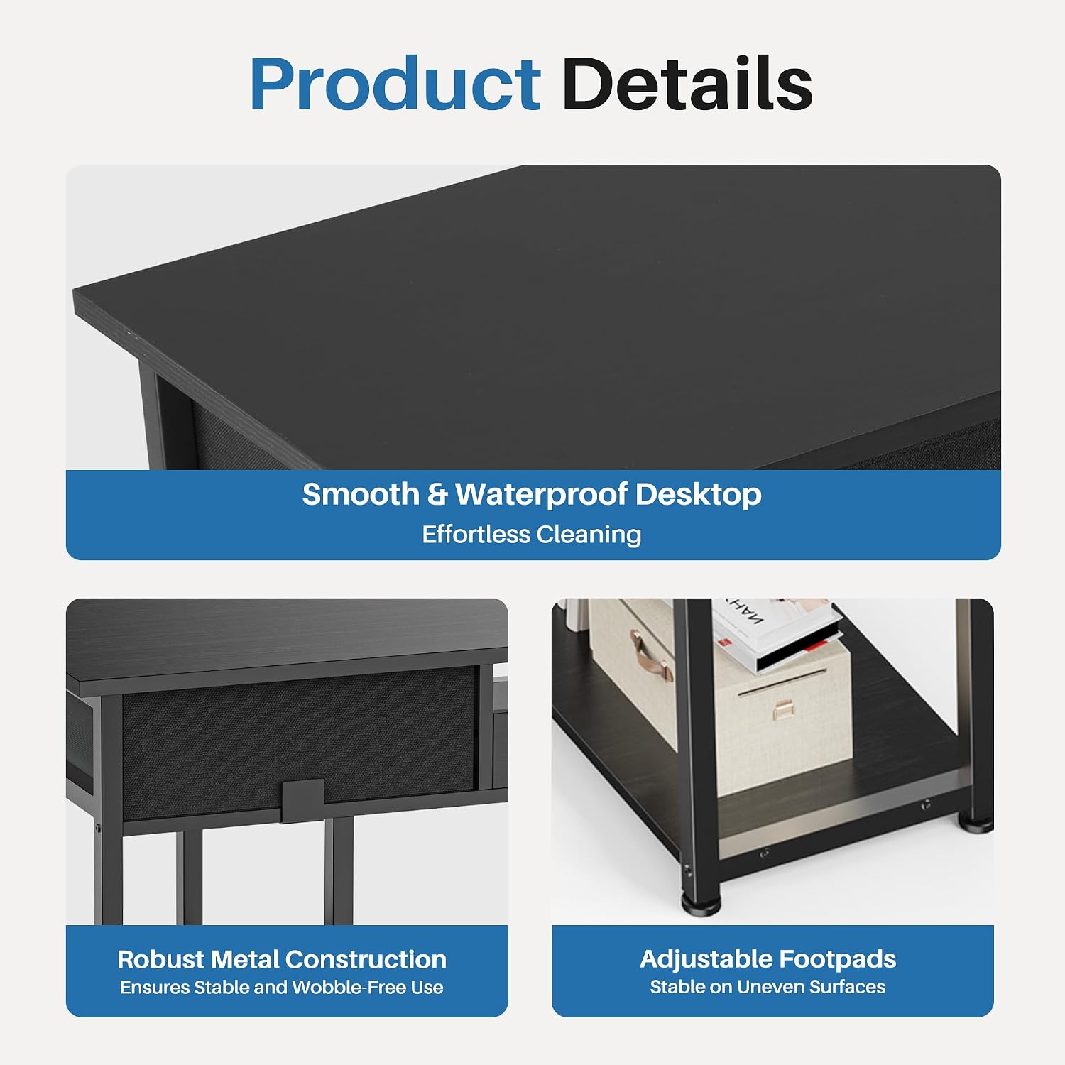 Detalle 2 de OLIXIS Computer Desk, 48-Inch