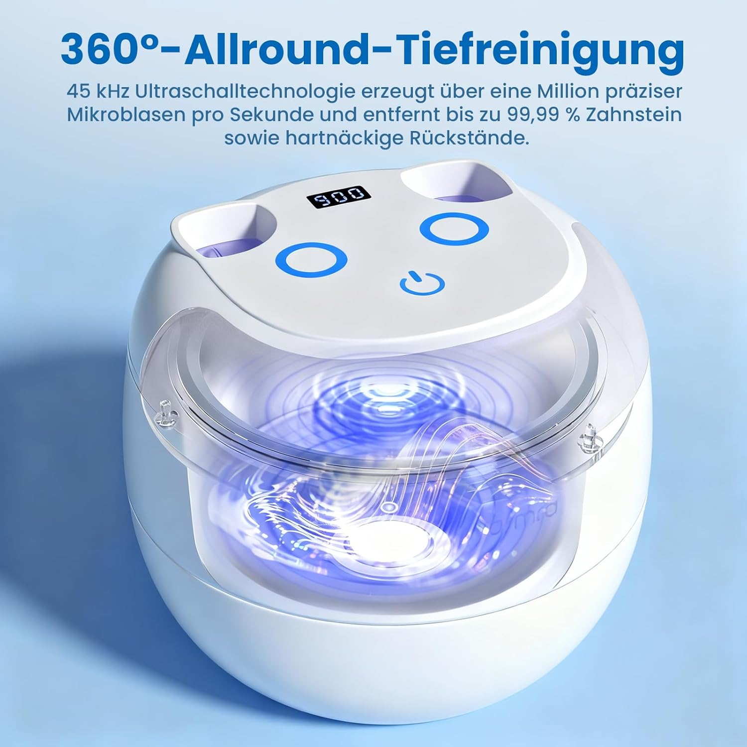 Detalle 2 de Ultraschallreinigungsgerät 45KHz Dental Pod