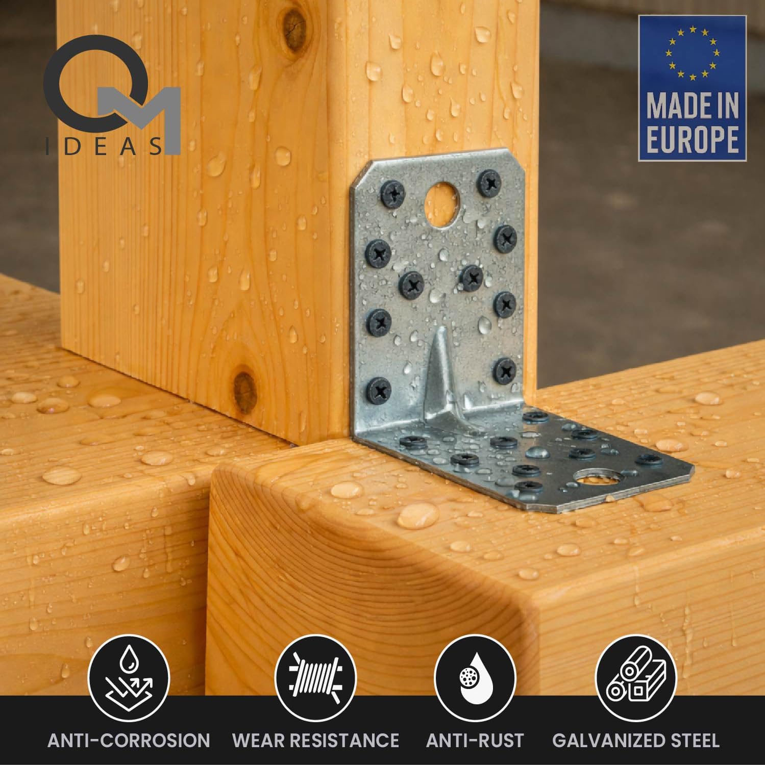 Thumbnail 5 de OMIDEAS 12 x Angle Brackets 70x70x55mm