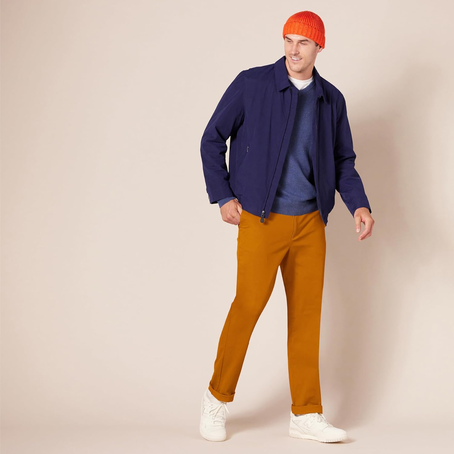 Thumbnail 6 de Amazon Essentials Pantalon Chino Décontracté et Extensible – Coupe Slim Homme
