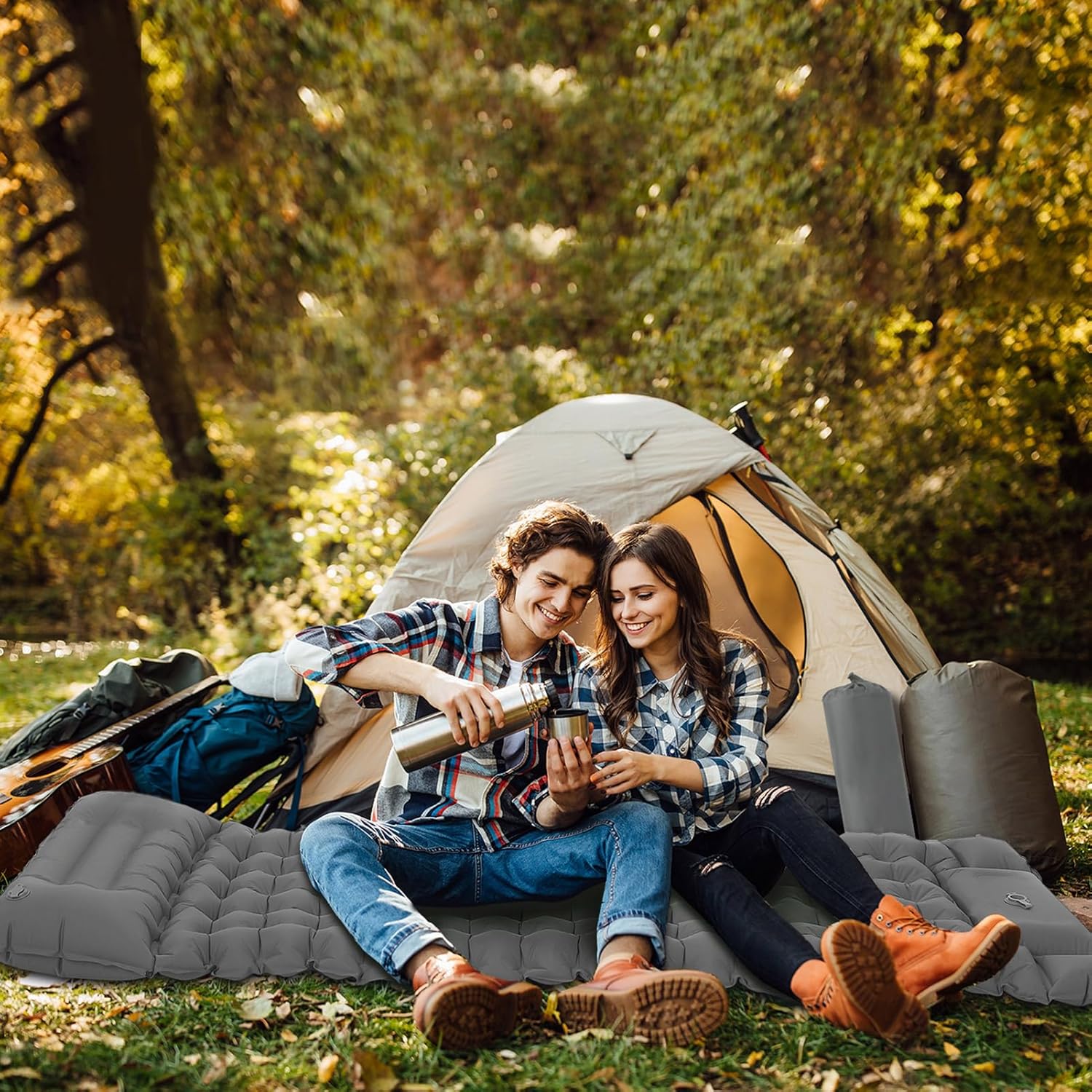 Thumbnail 6 de Aptliton 10cm inflatable sleeping pad