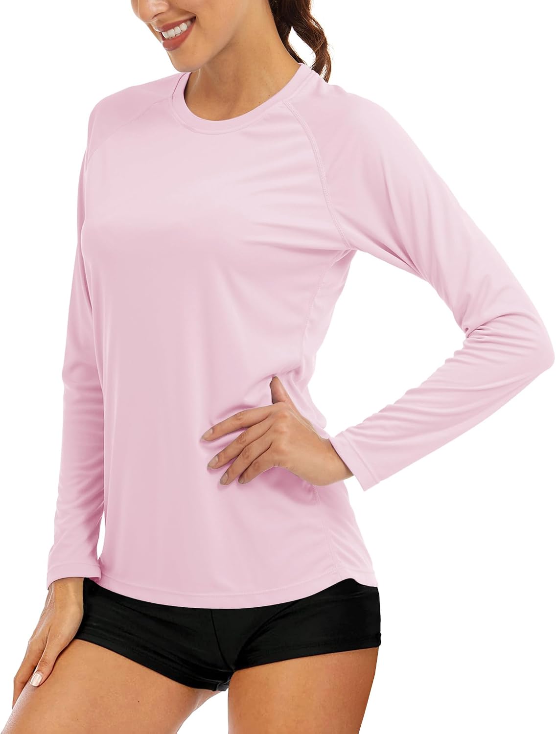 MAGCOMSEN Women’s Long Sleeve UPF 50+ Sun Protection Shirt for Hiking, Fishing, Workouts