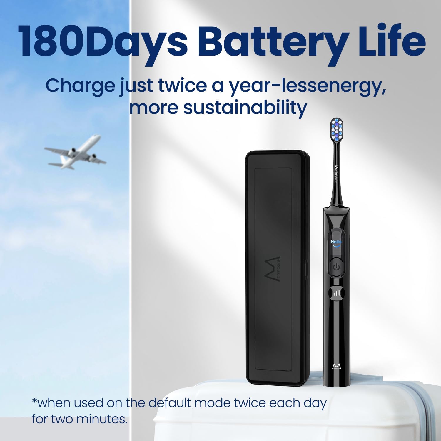 Thumbnail 6 de Marlincare Electric Toothbrush Black