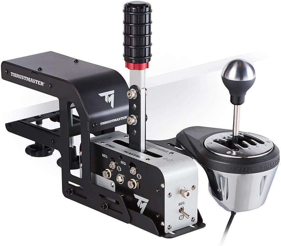 Detalle de Thrustmaster TM Racing Clamp – Massive Tischklemme aus Metall für TH8A Shifter & TSS Handbrake Sparco Mod