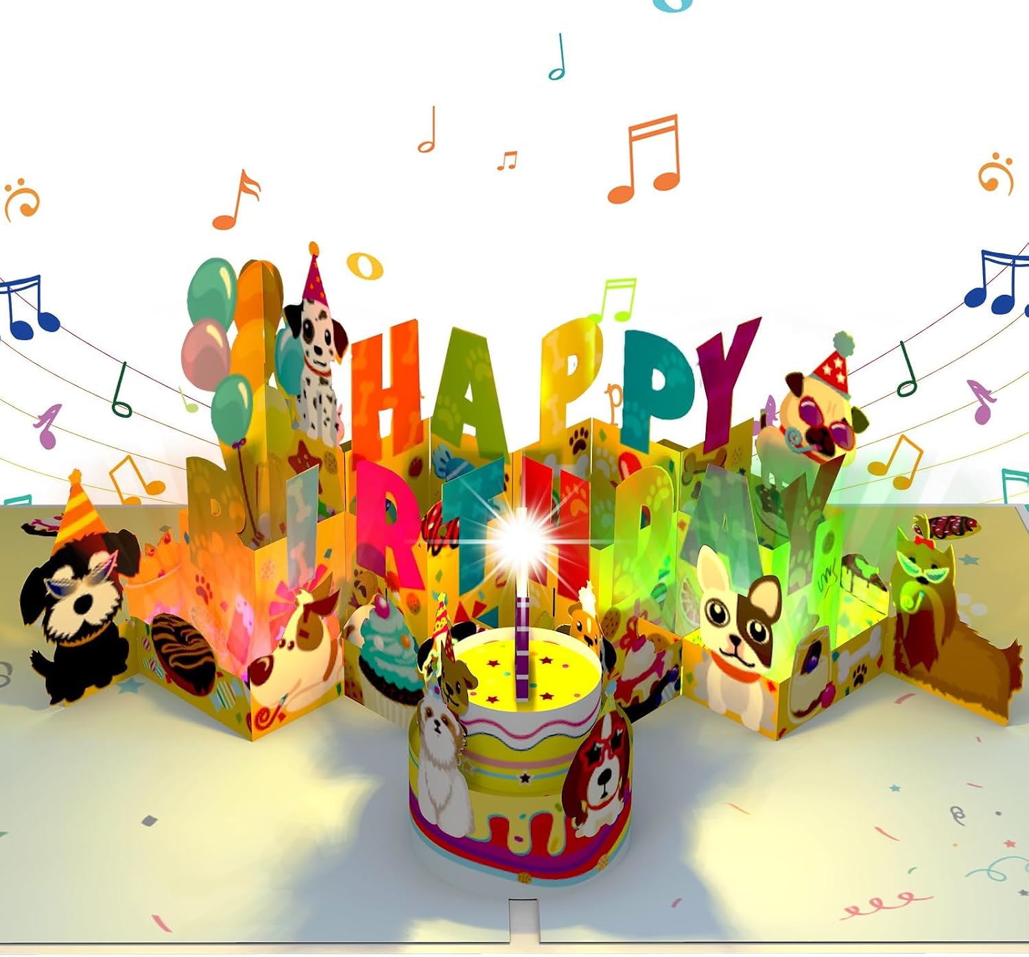 Thumbnail 6 de Ecloverlife Geburtstagskarte mit Musik