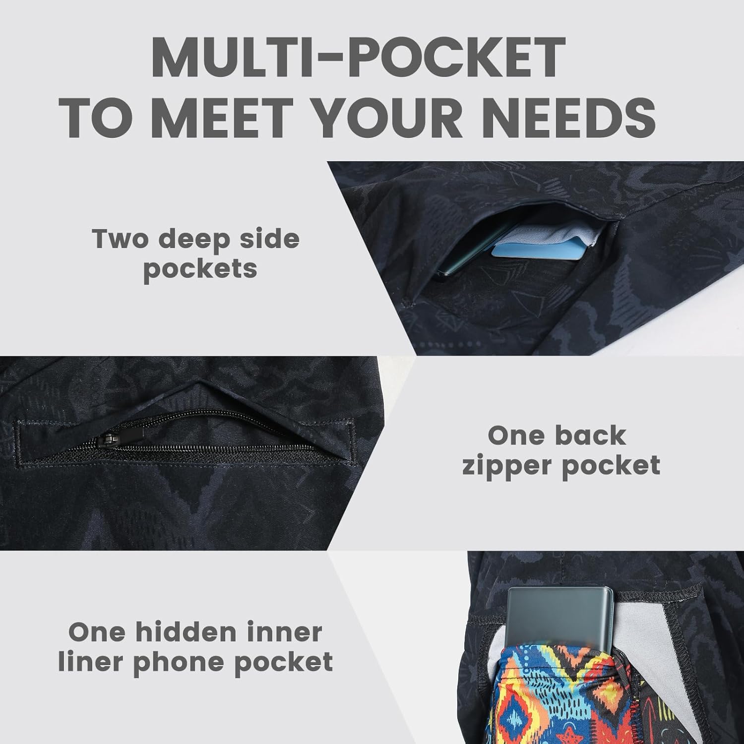 Thumbnail 5 de maamgic 7-Inch Inseam Gym Shorts for Men with Stretch Liner (2 in 1) — Quick-Dry Athletic Running Shorts