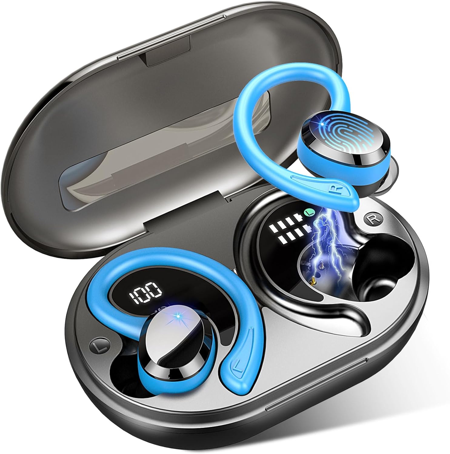Thumbnail 6 de Cuffie Bluetooth Sport 75 Ore con ANC? No: 75 Ore di autonomia, LED e impermeabili IP7