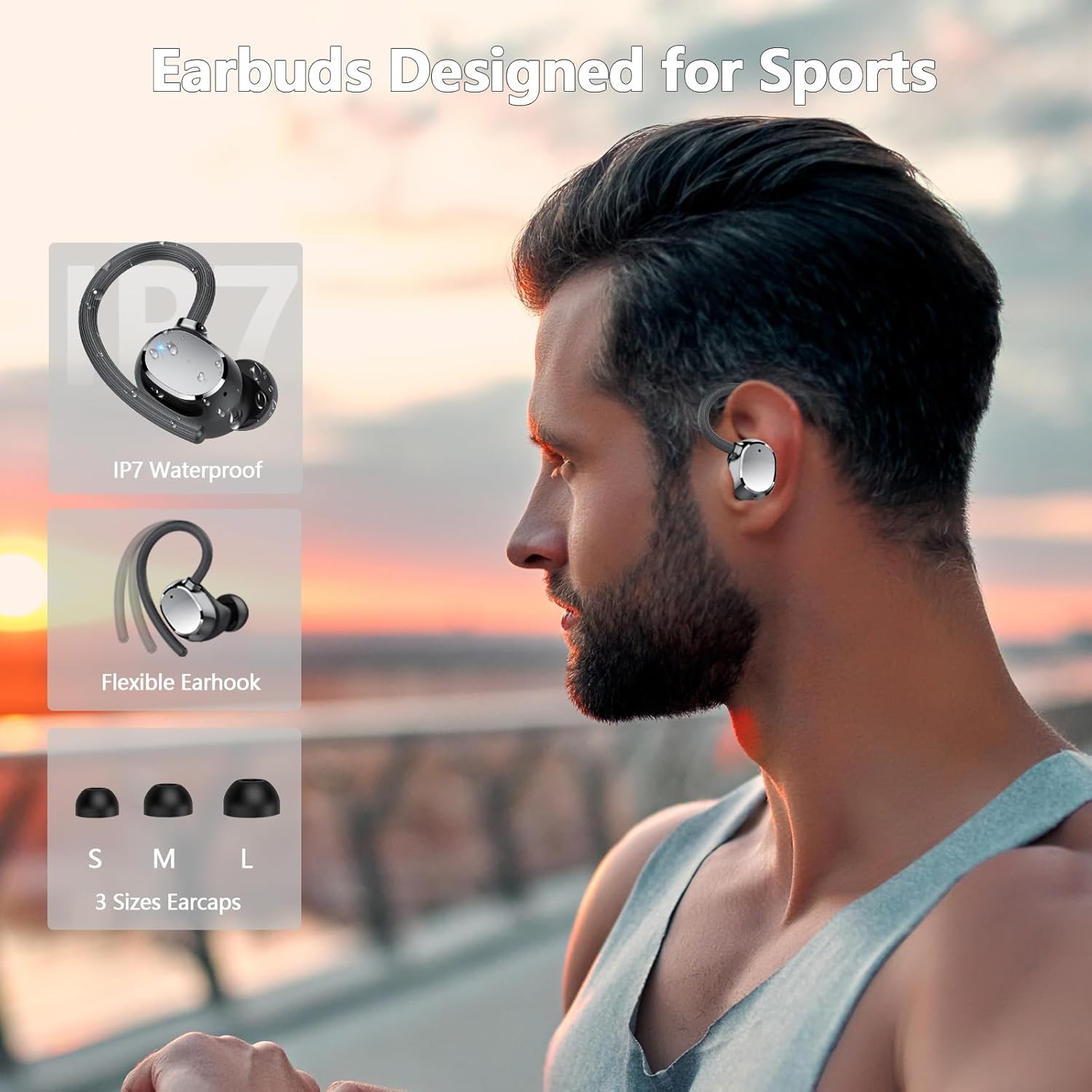 Thumbnail 6 de Cuffie Bluetooth 5.3 2026 Auricolari