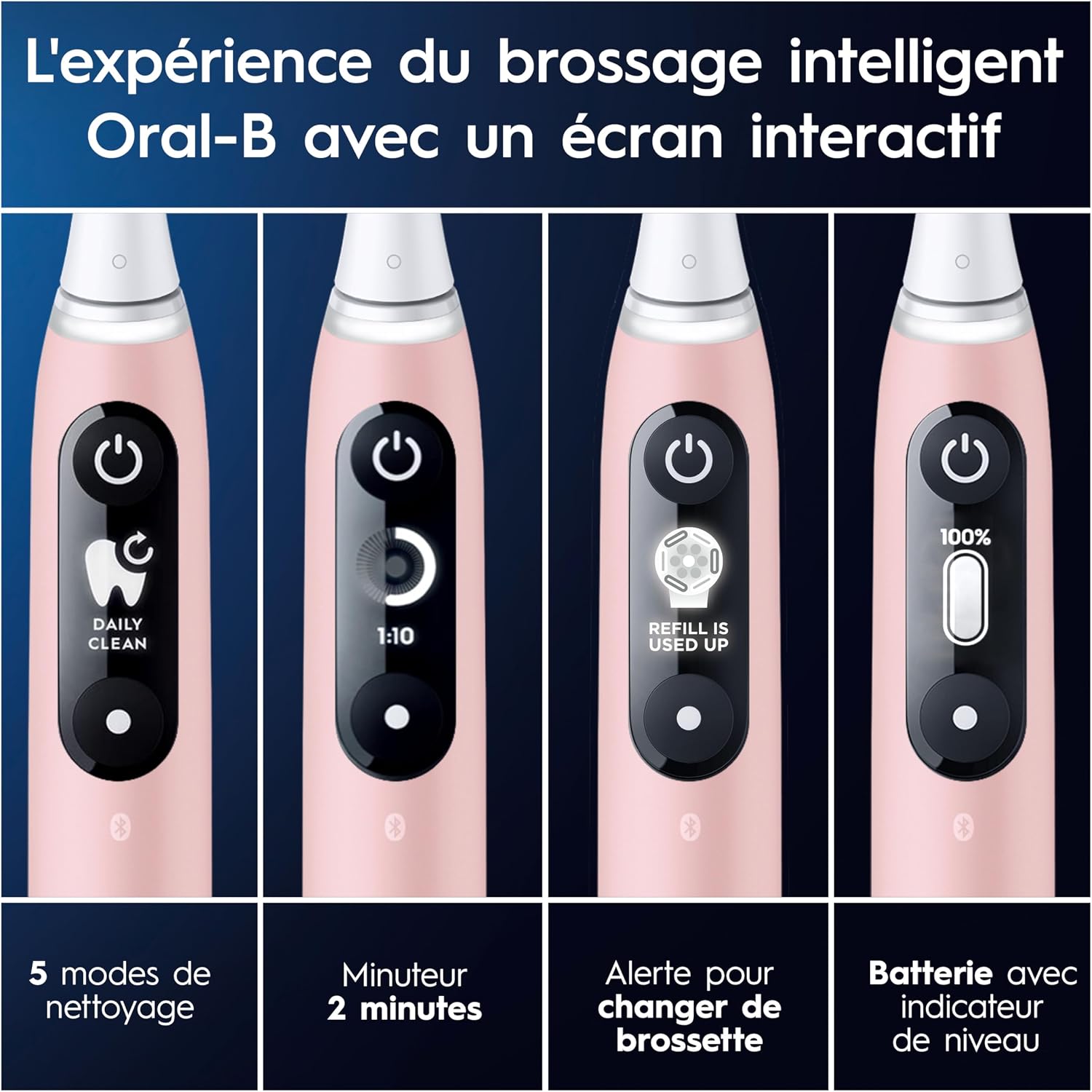 Thumbnail 6 de Oral-B iO 6 Duo Rose et Blanc
