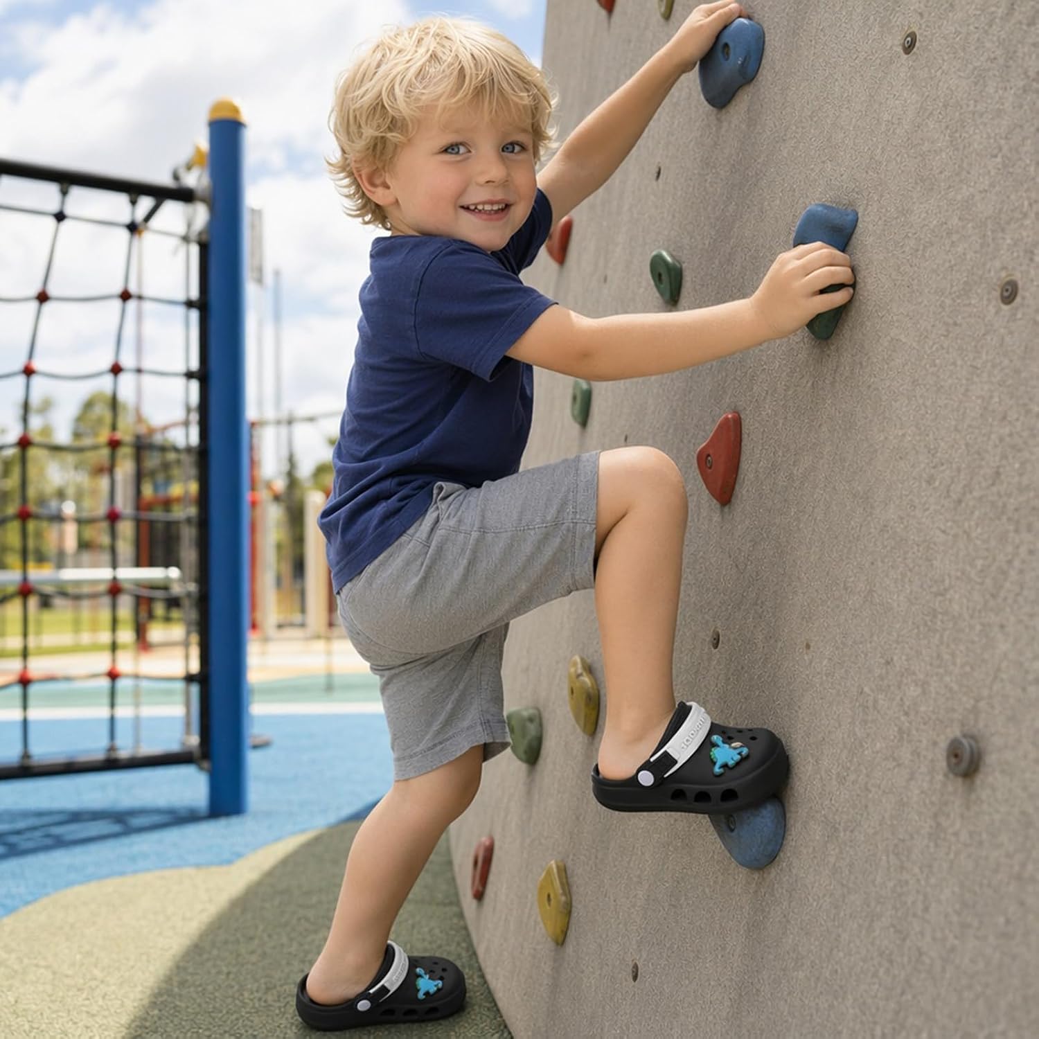 Thumbnail 6 de Neoxlem Kids Toddler Clogs: Dinosaur Slip-On Sandals for Outdoor Play