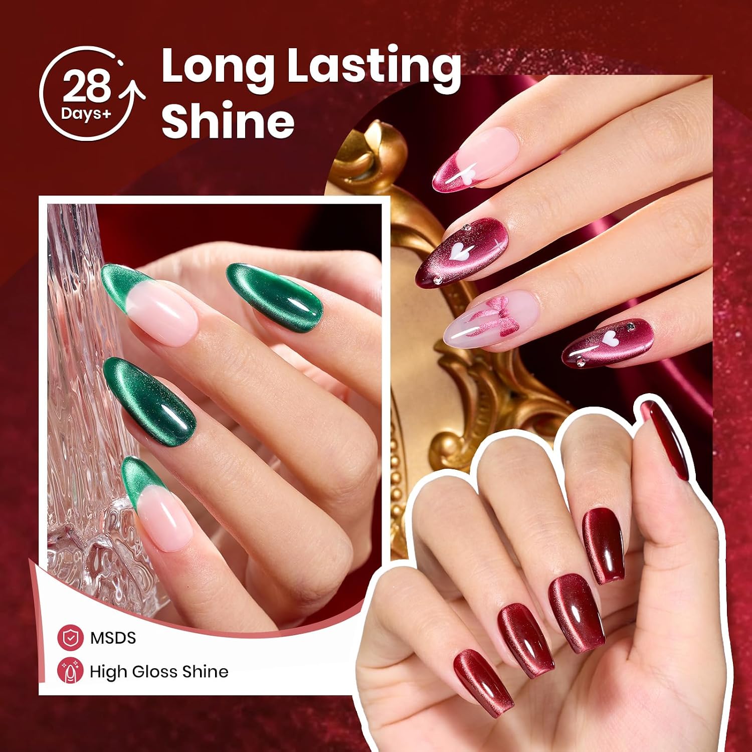 Thumbnail 3 de Beetles Jewel Parade Cat Eye Gel Polish Set 6-Color
