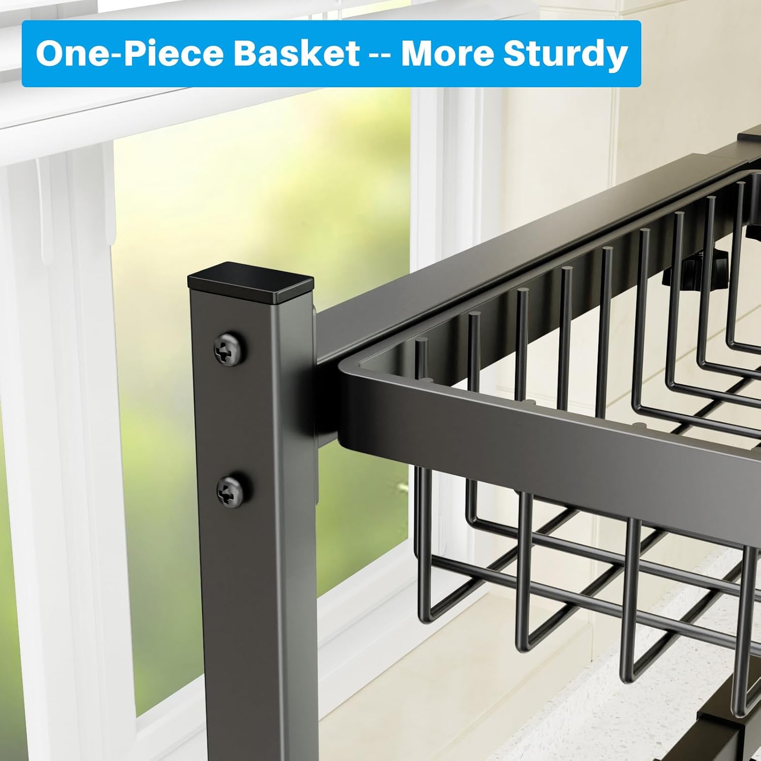 Thumbnail 2 de SNSLXH 2-Tier Over Sink Dish Drying Rack