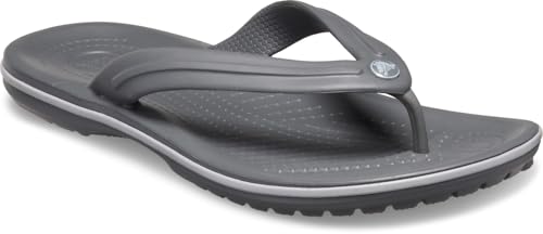 Detalle 2 de Crocs Crocband Flip Chanclas Unisex Adulto – Slate Grey Smoke (36/37 EU)
