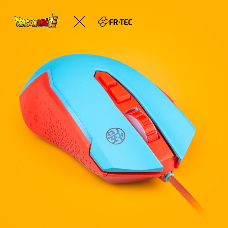 Detalle de FR-TEC Dragon Ball Super Mouse GOKU: ratón gaming USB 8000 DPI