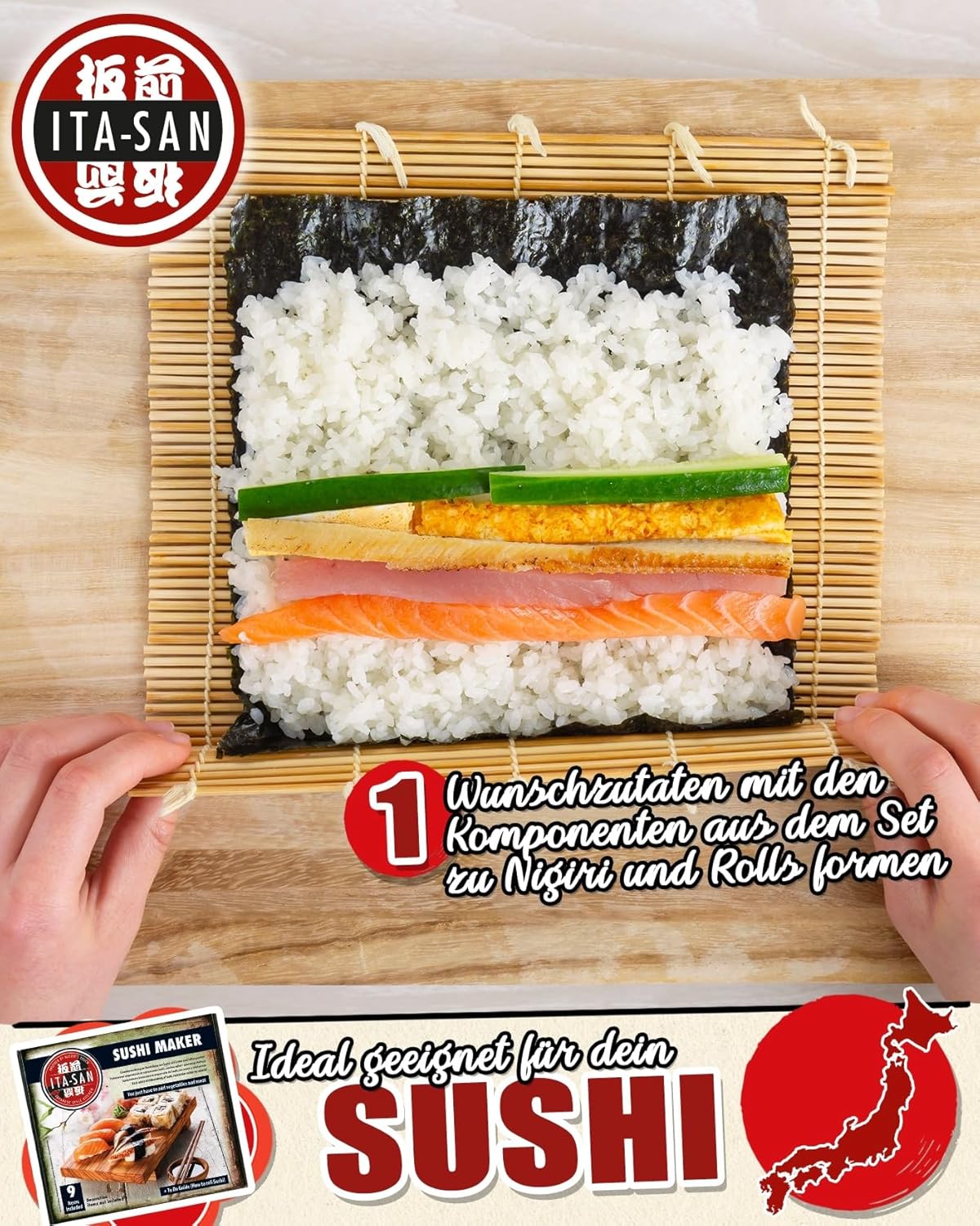 Thumbnail 2 de ITA-SAN Coffret à sushi 9 pièces 🍣