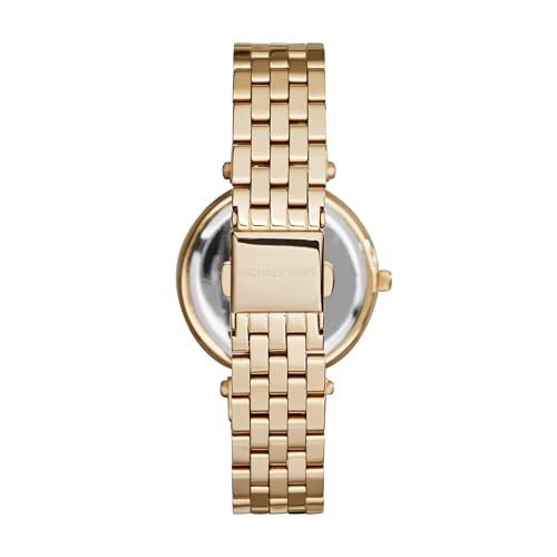 Detalle de Michael Kors Darci Watch for Women, Gold Tone Stainless Steel Strap