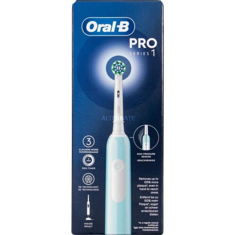 Detalle 2 de Braun Oral-B Pro 1 Cross Action: cepillo eléctrico oscilante con 3 modos y temporizador