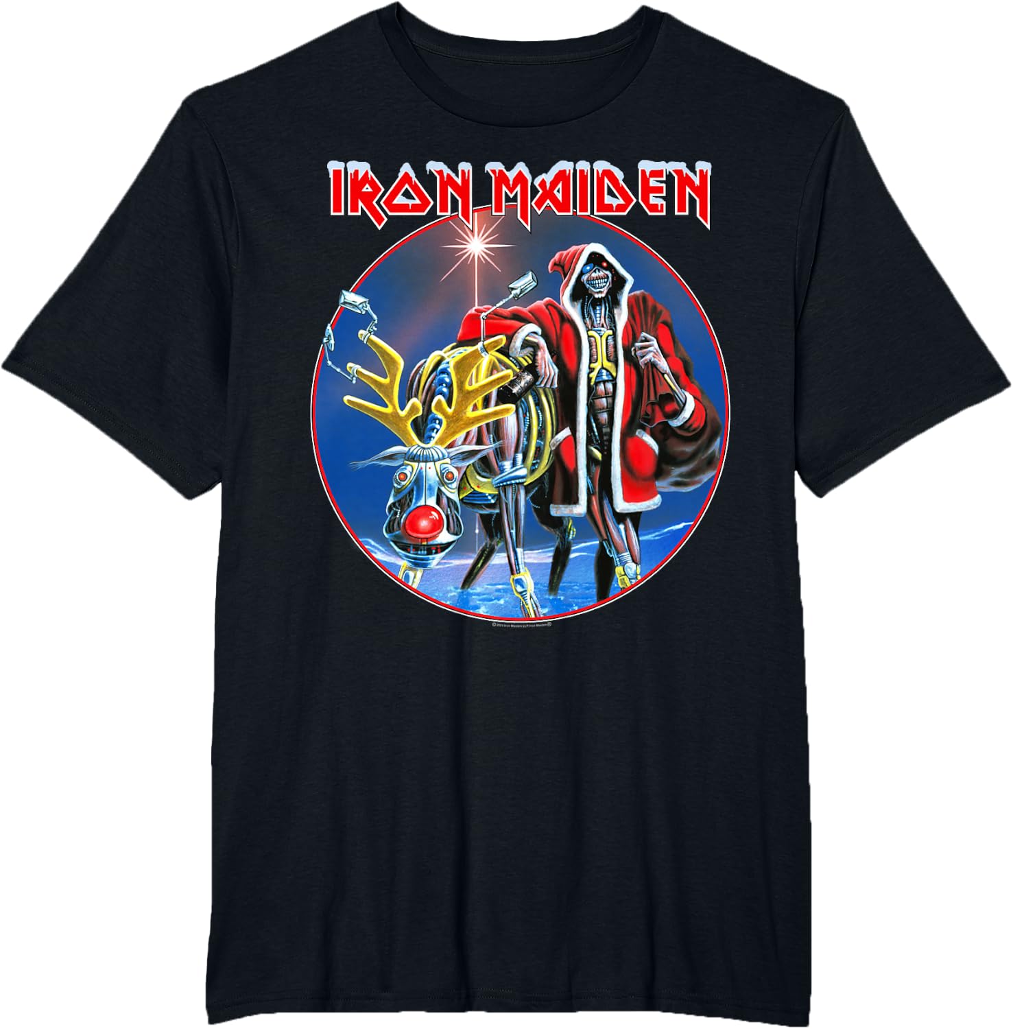 Thumbnail 3 de Iron Maiden Sit Xmas T-Shirt