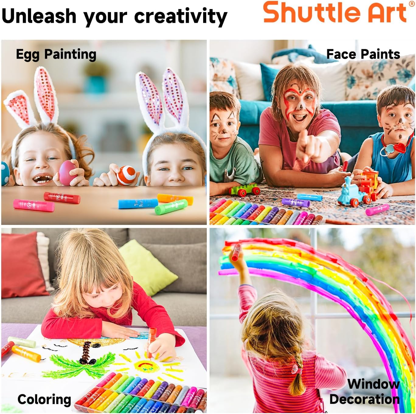 Thumbnail 6 de Shuttle Art Tempera Paint Sticks 32 Colors
