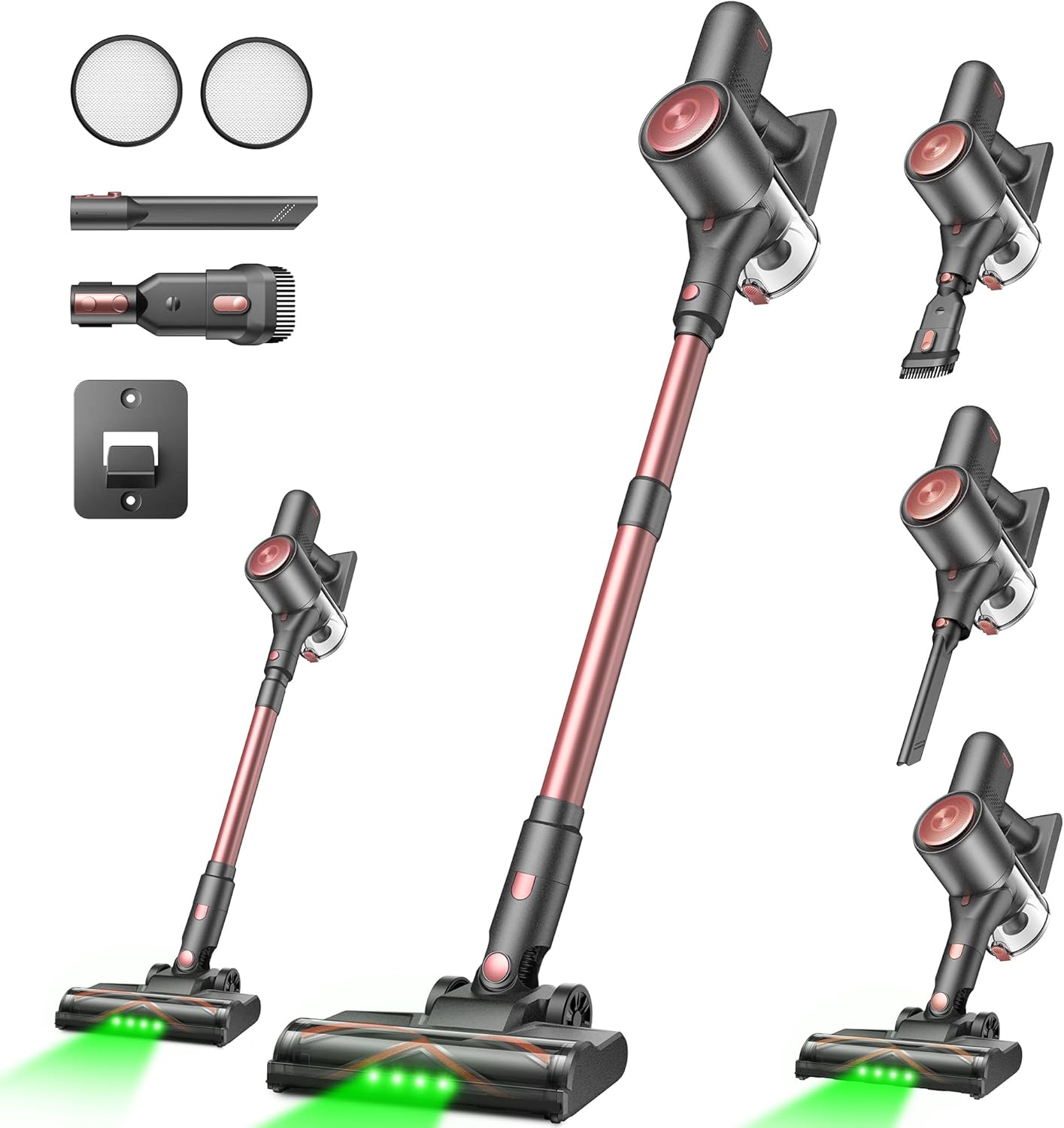 Detalle de Vexilar V10PRO Akku-Staubsauger (kabellos) mit Grünlicht, bis zu 45 Min Laufzeit und 45 kPa