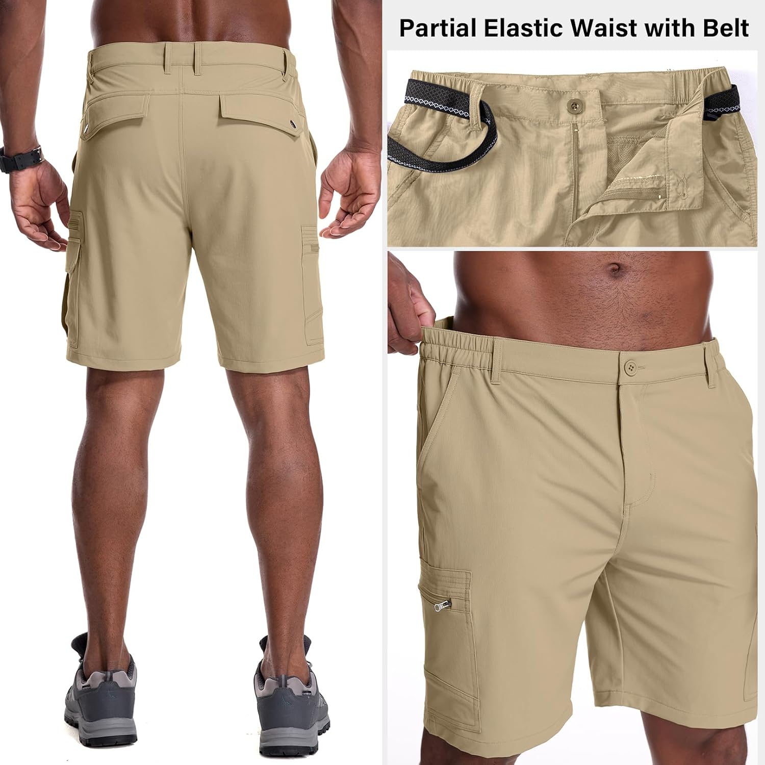 Thumbnail 1 de Mens Outdoor Fishing Shorts, UPF 50, Quick Dry
