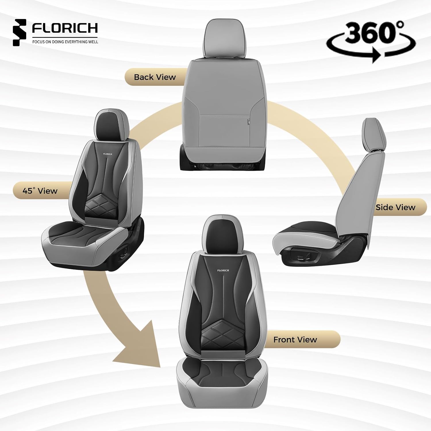 Thumbnail 6 de FLORICH Front Seat Covers, Leather
