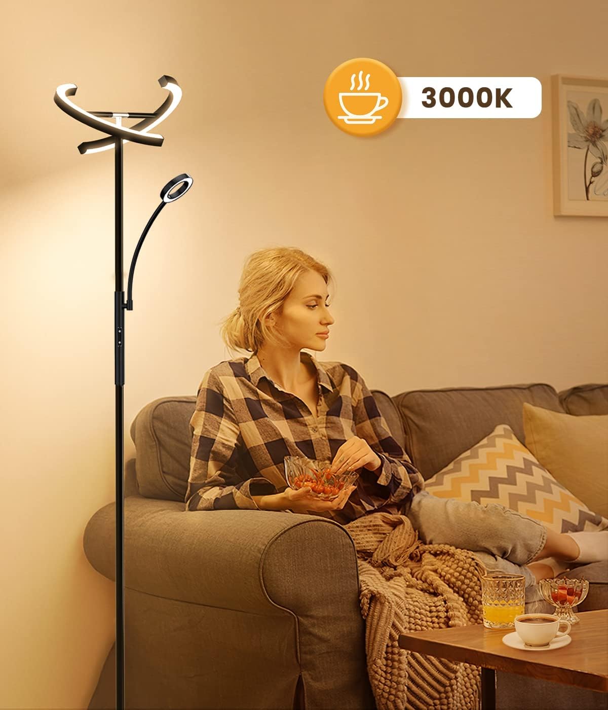 Detalle 1 de ANTENLICHT LED Stehlampe Dimmbar 20 W