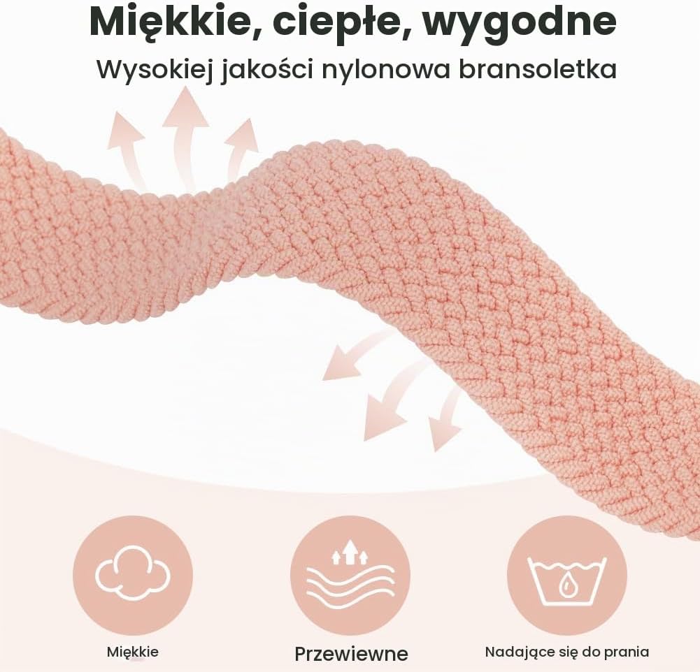 Detalle de OFFCUP elastyczny pasek nylonowy do Fitbit Versa 3/4 i Sense/Sense 2