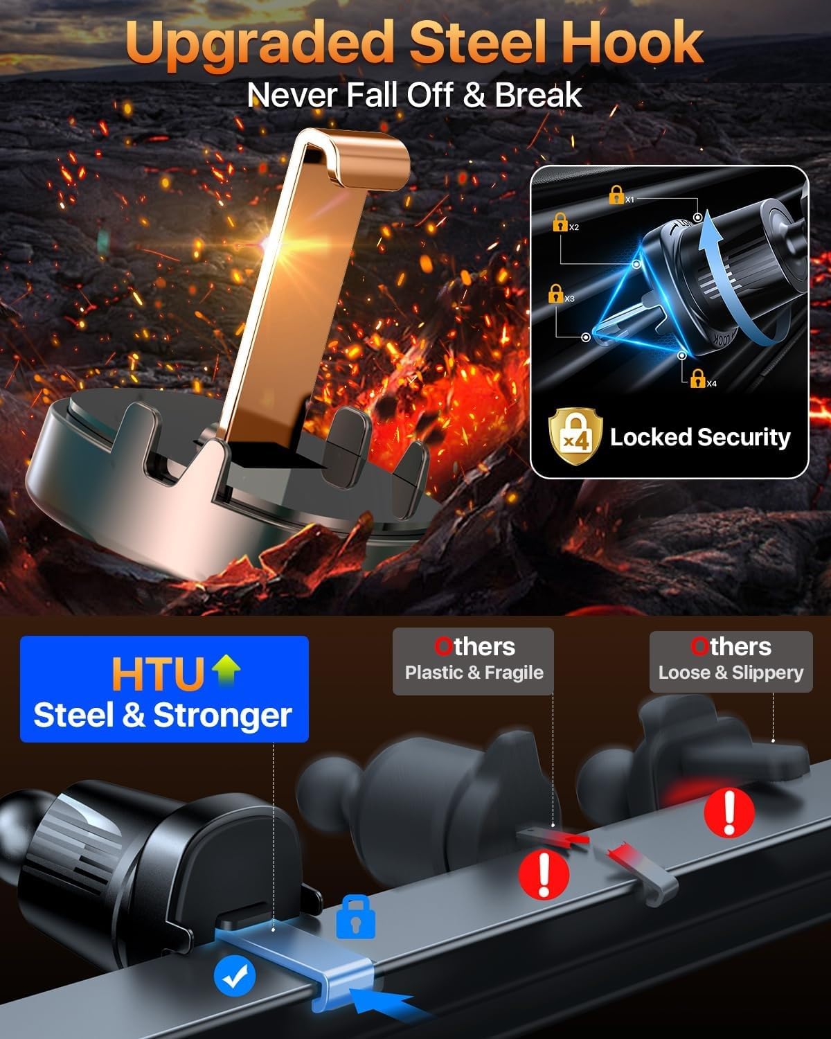 Thumbnail 4 de HTU 2026 Handyhalterung Auto 360°