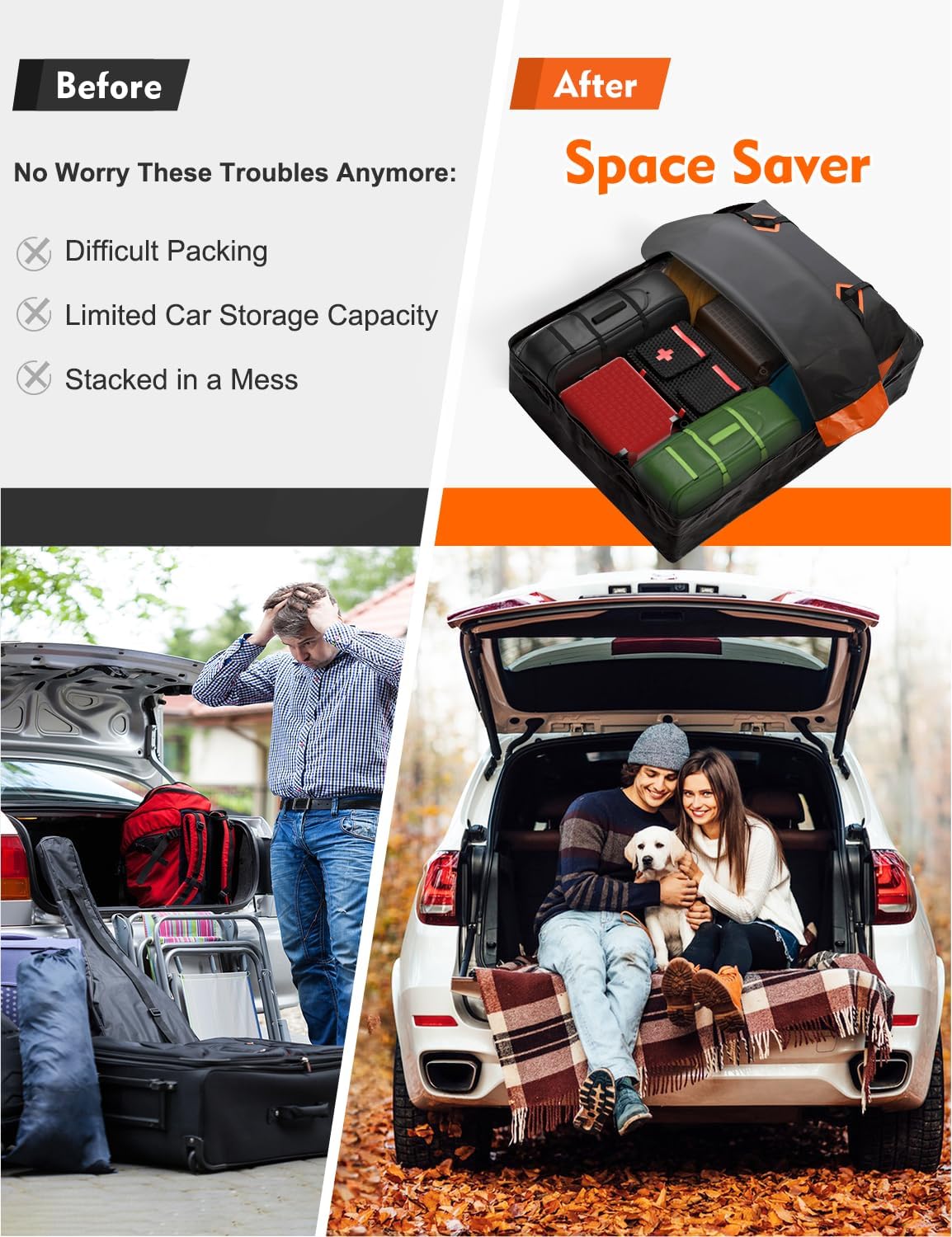Thumbnail 6 de FIVKLEMNZ 30 Cu Ft Rooftop Cargo Carrier