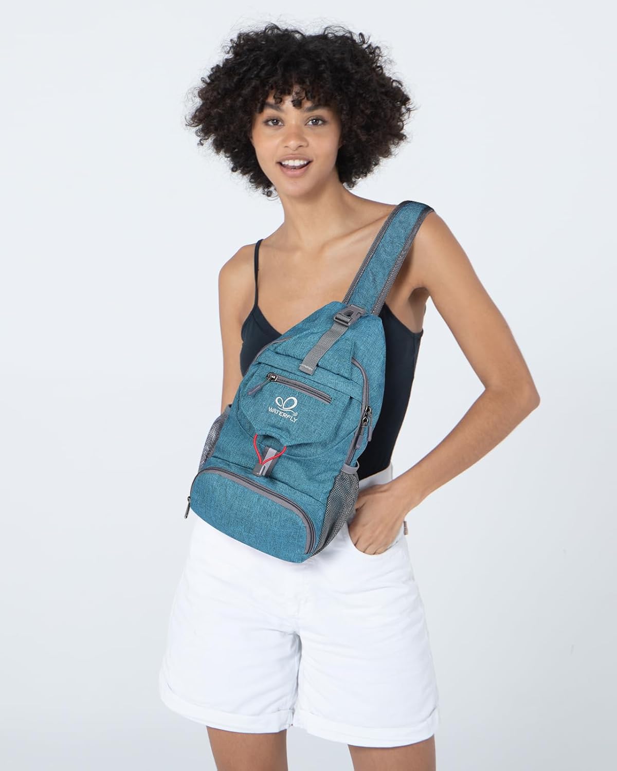 Thumbnail 6 de Waterfly Packable Small Crossbody Sling Backpack — Foldable Daypack for Travel and Outdoor Use