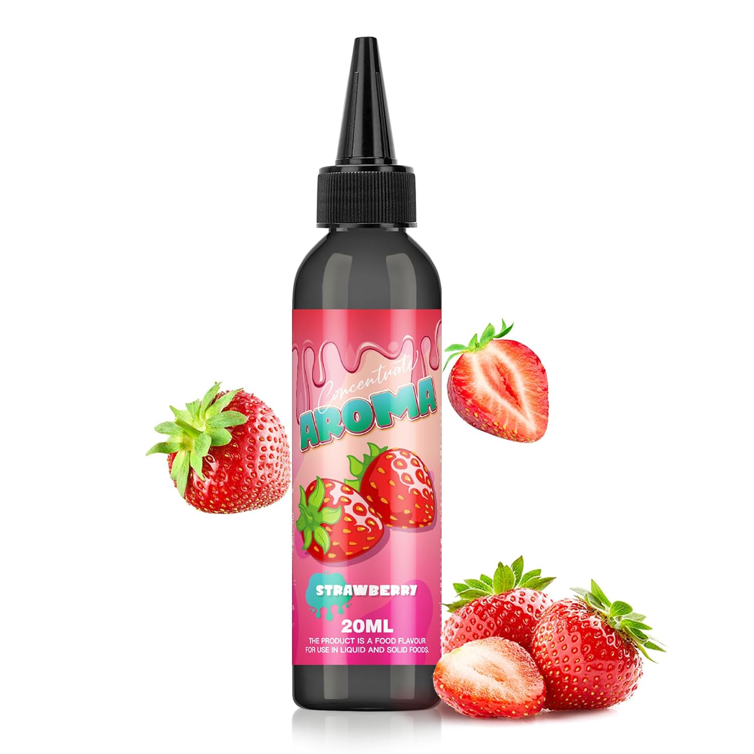 Detalle de FURUN Erdbeer Aromakonzentrat 20 ml zum Kochen