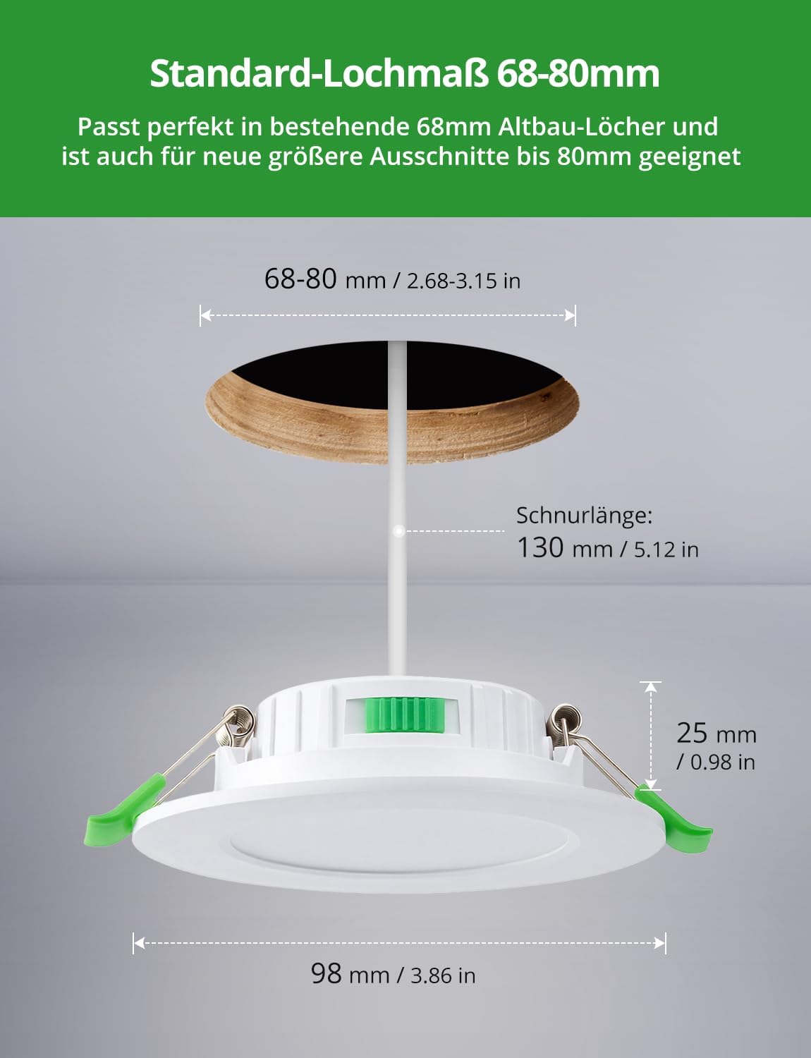 Thumbnail 2 de HOMEOW LED Einbaustrahler 20er Set 230V