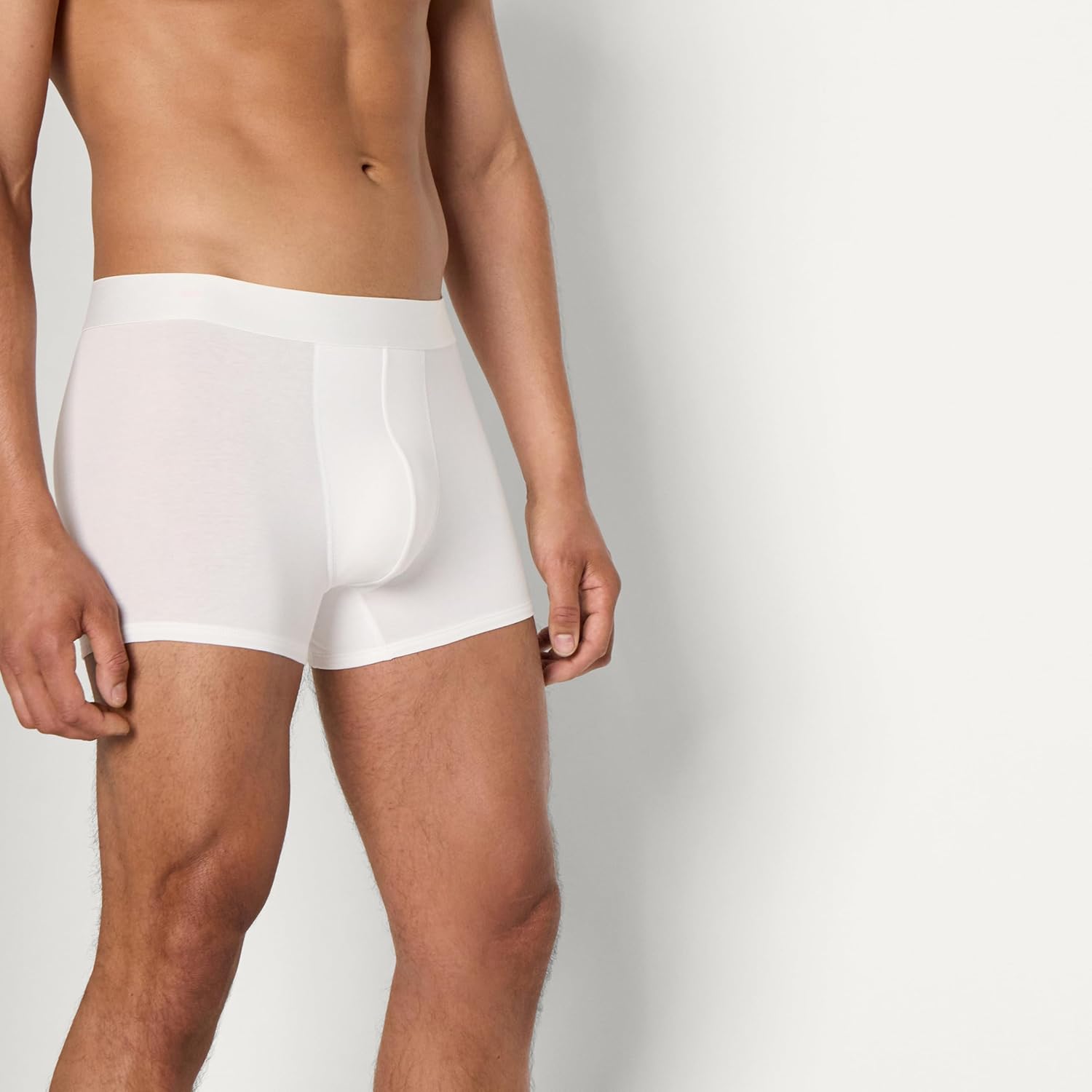 Detalle de Amazon Essentials Men's Cotton Jersey Boxer Shorts Underwear, Pack of 5