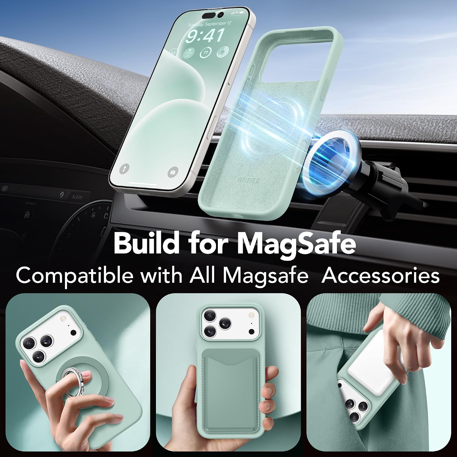 Detalle 2 de GONEZ Magnetic iPhone 17 Pro Case 6.3-inch
